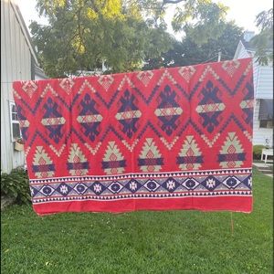 Western American Indian blanket/antique vintage